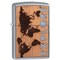 Zippo Zippo Woodchuck, Usa Explore, Street Chrome, Mahogany Emblem Attached ZIP-49171 - alternate 1